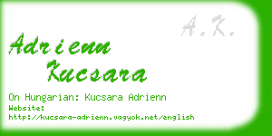 adrienn kucsara business card